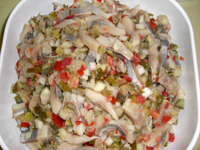 Feiner Fisch/Matjessalat